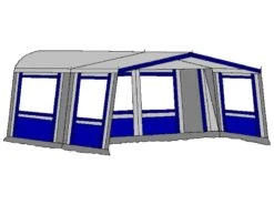 Hele Luifel Voor Voortent Aanritsbaar De Wenne Serie Blauw