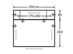 Kampa Dometic Opblaasbare Campervoortent Rally Air Pro Drive Away 390 -Winkel Voor Kampeerartikelen Voor Buiten 10 2 kampa dometic opblaasbare campervoortent rally air pro drive away 390 mh2003