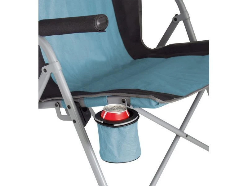 Eurotrail Vouwstoel Arras Staal Groen-zwart 7 Eurotrail Vouwstoel Arras Staal Groen-zwart - Afbeelding 5