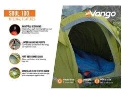Vango Experience Tent Soul 100 11 Vango Experience Tent Soul 100 -Winkel Voor Kampeerartikelen Voor Buiten 12 3 vango experience tent soul 100 eigenschappen binnenkant tersoult15077