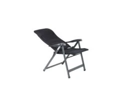 Crespo Kampeer Standen Stoel Ap-237 Air-deluxe Zwart Kleur 80 -Winkel Voor Kampeerartikelen Voor Buiten 14 5 crespo kampeer standen stoel ap 237 air deluxe zwart kleur 80 1149076