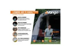 Vango Opblaasbare Tent Lismore Air Tc 600 Xl Package -Winkel Voor Kampeerartikelen Voor Buiten 18 4 vango opblaasbare tent lismore air tc 600 xl package eigenschappen binnenzijde tetlisatc000002