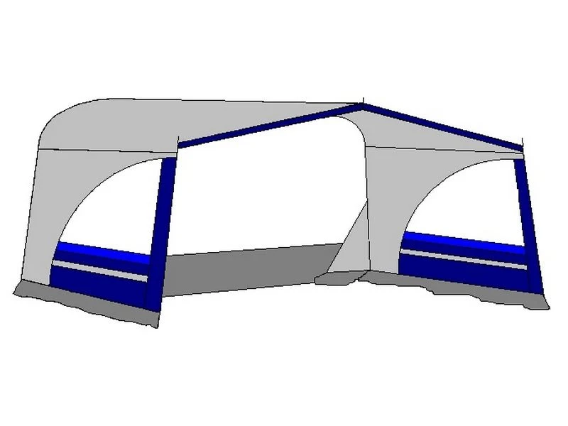 Te Velde Luifel Regenboog 240 Cm Blauw 3 Te Velde Luifel Regenboog 240 Cm Blauw