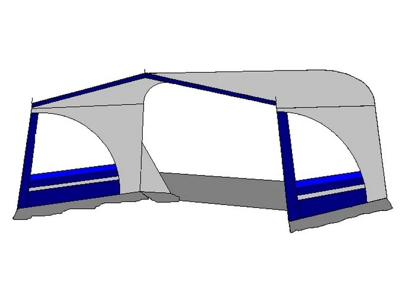 Te Velde Luifel Regenboog 240 Cm Blauw 5 Te Velde Luifel Regenboog 240 Cm Blauw - Afbeelding 3