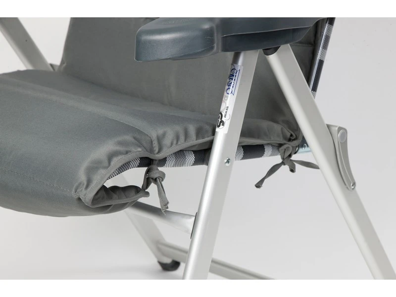 Bo Camp Stoelkussen Luxe Grijs 4 Bo Camp Stoelkussen Luxe Grijs - Afbeelding 2