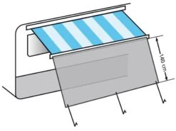 Eurotrail Sunblocker 350 X 140 Cm -Winkel Voor Kampeerartikelen Voor Buiten 24 3 eurotrail sunblocker 350 x 140 cm etct0025