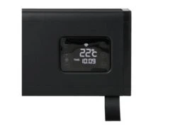 Eurom Alutherm Baseboard 1500 Black Elektrische Convector Kachel -Winkel Voor Kampeerartikelen Voor Buiten 24 4 eurom alutherm baseboard 1500 black elektrische convector kachel display aan 361193