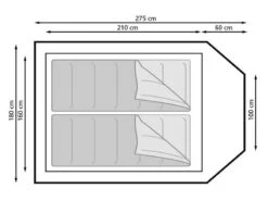 Eurotrail Koepeltent Utah 2 Katoen-polyester -Winkel Voor Kampeerartikelen Voor Buiten 29 2 eurotrail koepeltent utah 2 btc ette0504