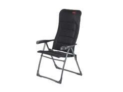 Crespo Kampeer Standen Stoel Ap-215 Air-deluxe Zwart Kleur 80 -Winkel Voor Kampeerartikelen Voor Buiten 3 1 crespo kampeer standen stoel ap 215 air deluxe zwart kleur 80 1148026