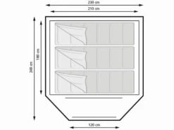 Eurotrail Pop-up Tent Spring 3 -Winkel Voor Kampeerartikelen Voor Buiten 3 3 eurotrail pop up tent spring 3 ette0454 6301