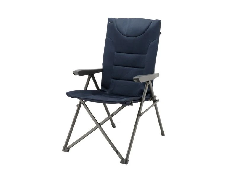 Travellife Barletta Kampeerstoel Cross Blauw 4 Travellife Barletta Kampeerstoel Cross Blauw - Afbeelding 2
