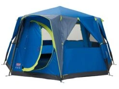 Coleman Familie Tent Octagon Blue-lime -Winkel Voor Kampeerartikelen Voor Buiten 64 2 coleman familie tent octagon blue lime 2000035750