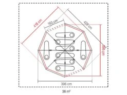 Coleman Familie Tent Octagon Blue-lime -Winkel Voor Kampeerartikelen Voor Buiten 64 3coleman familie tent octagon blue lime 2000035750