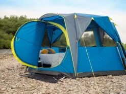 Coleman Familie Tent Octagon Blue-lime -Winkel Voor Kampeerartikelen Voor Buiten 64 4 coleman familie tent octagon blue lime 2000035750