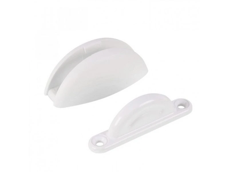 Fjord Outdoor Deurvanger Plopp 2-delig Wit 3 Fjord Outdoor Deurvanger Plopp 2-delig Wit