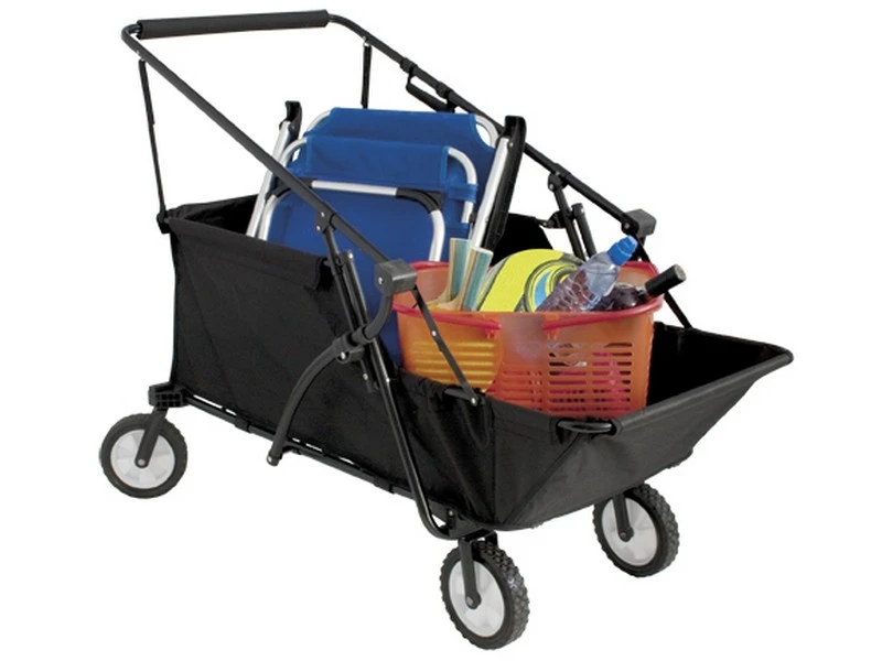 Eurotrail Caddy Bagagekar Staal Zwart 4 Eurotrail Caddy Bagagekar Staal Zwart - Afbeelding 2