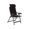 Crespo Kampeer Standen Stoel Ap-235 Air-deluxe Compact Zwart Kleur 80 -Winkel Voor Kampeerartikelen Voor Buiten 88 0 crespo kampeer standen stoel ap 235 air deluxe compact zwart kleur 80 1149053