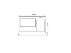 Eurotrail Canopy Room Bergen 360 -Winkel Voor Kampeerartikelen Voor Buiten eurotrail bergen canopy room caravanstore 360 etct0161 3