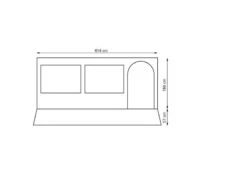 Eurotrail Canopy Room Bergen 440 9 Eurotrail Canopy Room Bergen 440 -Winkel Voor Kampeerartikelen Voor Buiten eurotrail bergen canopy room caravanstore 440 etct0163 3