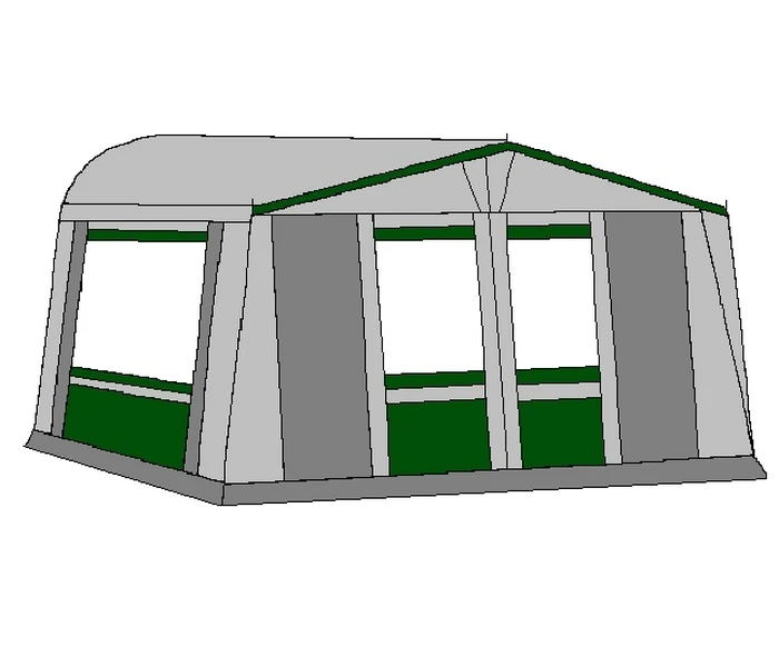 Te Velde Voortent De Vaart Lux 240 Cm Groen 3 Te Velde Voortent De Vaart Lux 240 Cm Groen